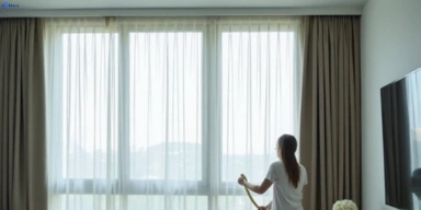 Delicate sheer drape cleaning broadmeadows-vic Matty Curtain Cleaning